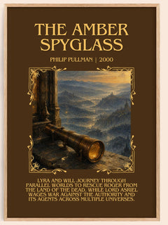 The Amber Spyglass Minimalist Book Poster by Philip Pullman – image 1