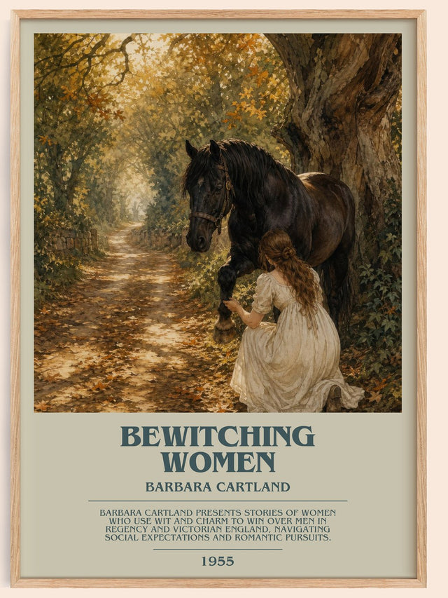 Bewitching Women Bookish Wall Art by Barbara Cartland