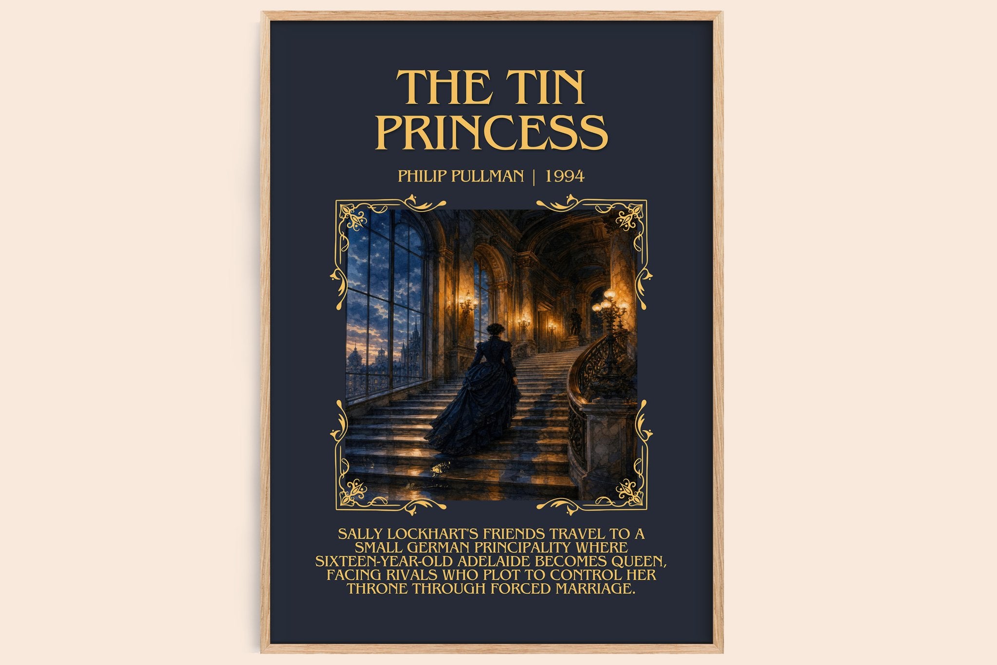 The Tin Princess Minimalist Book Poster by Philip Pullman