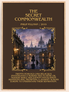 The Secret Commonwealth Minimalist Book Poster by Philip Pullman – image 1