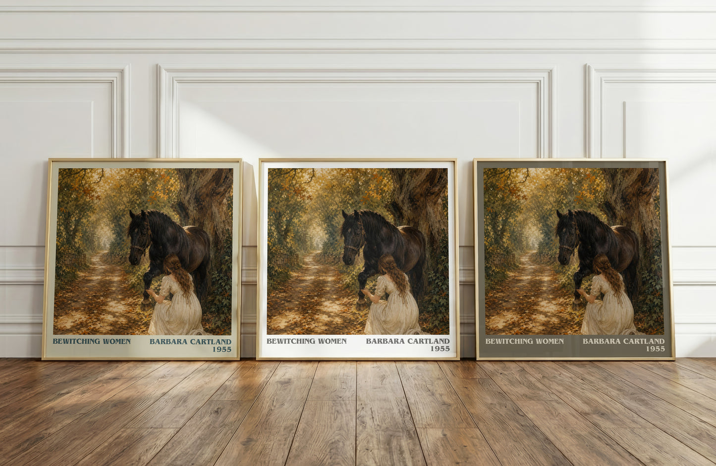 Bewitching Women literary art print colour and style options – Barbara Cartland book art