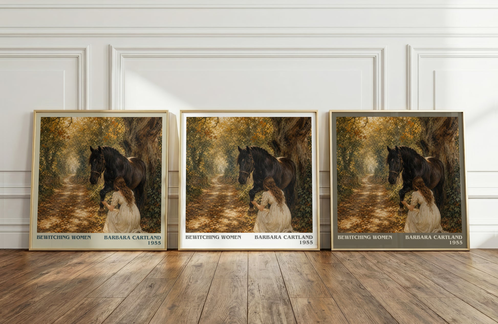 Bewitching Women literary art print colour and style options – Barbara Cartland book art
