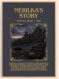Nerilka's Story Minimalist Book Poster by Anne McCaffrey – image 1