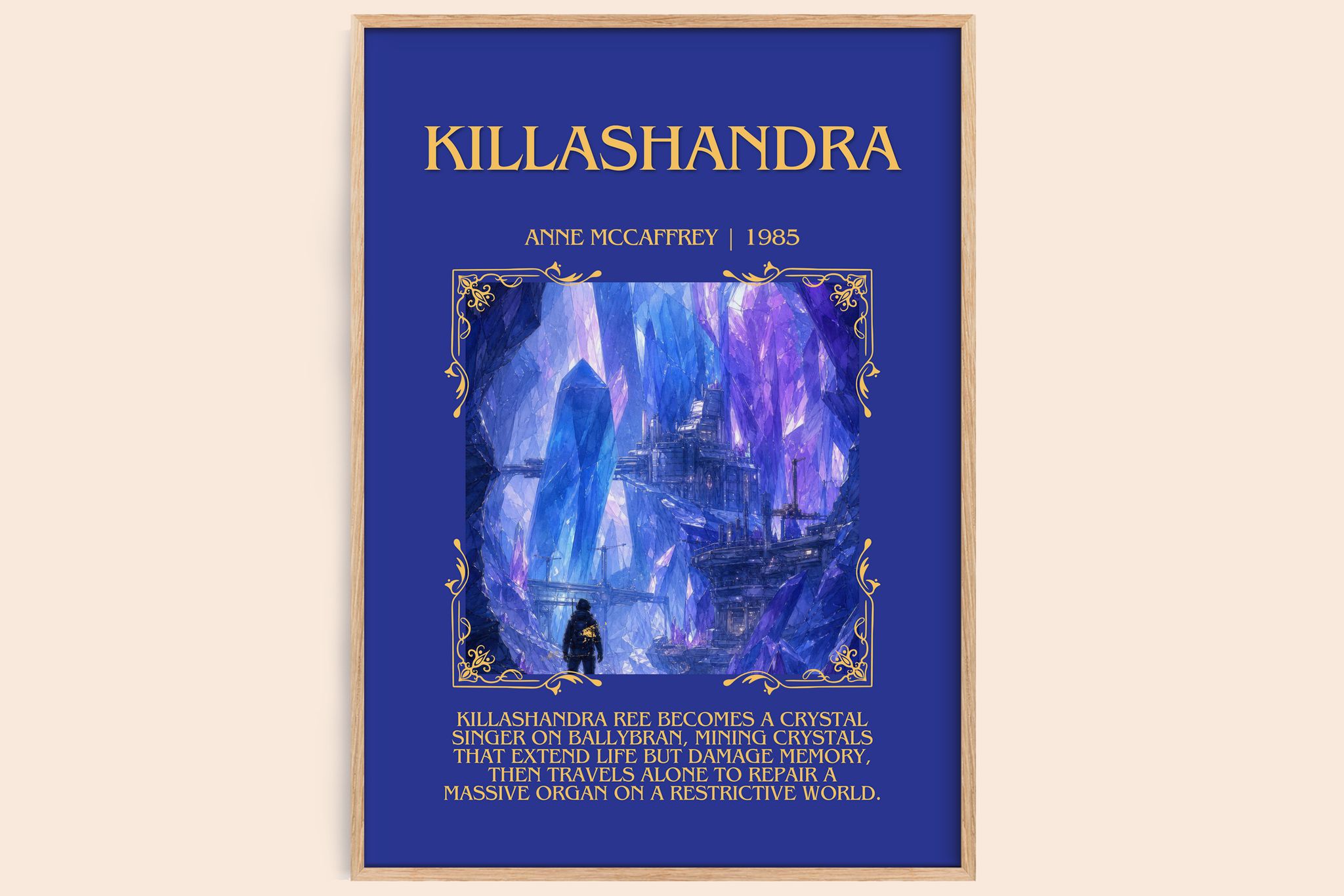 Killashandra Minimalist Book Poster by Anne McCaffrey