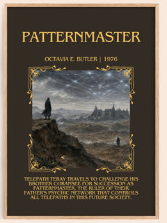 Patternmaster Minimalist Book Poster by Octavia E. Butler – image 1