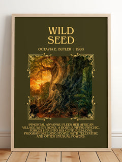 Wild Seed Minimalist Book Poster by Octavia E. Butler – image 2