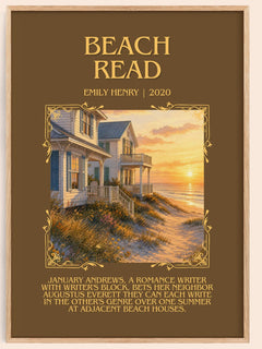 Beach Read Minimalist Book Poster by Emily Henry – image 1