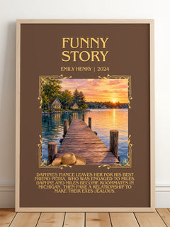 Funny Story Minimalist Book Poster by Emily Henry – image 2