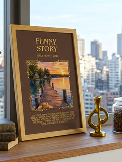 Funny Story Minimalist Book Poster by Emily Henry – image 3