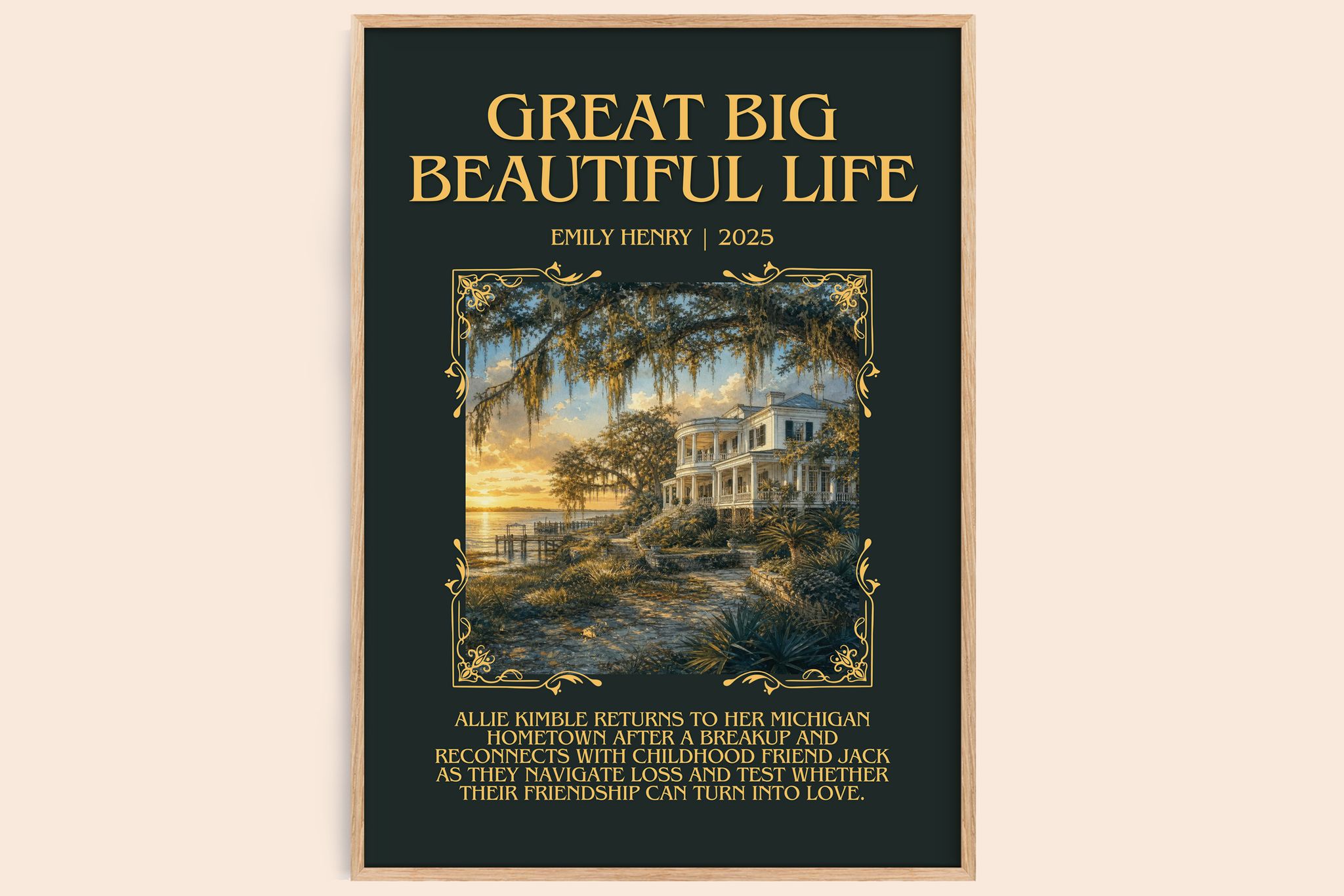Great Big Beautiful Life Minimalist Book Poster by Emily Henry