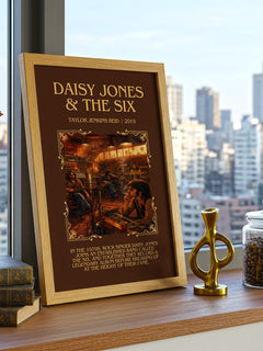Daisy Jones & The Six Minimalist Book Poster by Taylor Jenkins Reid – image 3