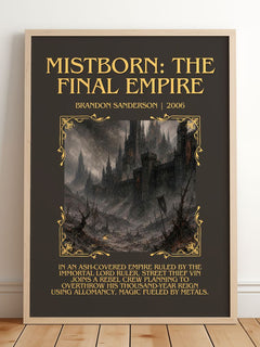 Mistborn: The Final Empire Minimalist Book Poster by Brandon Sanderson – image 2