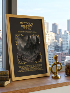 Mistborn: The Final Empire Minimalist Book Poster by Brandon Sanderson – image 3