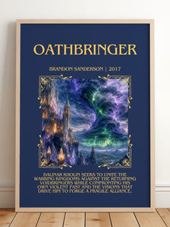 Oathbringer Minimalist Book Poster by Brandon Sanderson – image 2