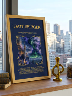 Oathbringer Minimalist Book Poster by Brandon Sanderson – image 3