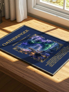 Oathbringer Minimalist Book Poster by Brandon Sanderson – image 4