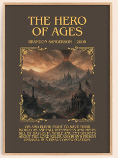 The Hero of Ages Minimalist Book Poster by Brandon Sanderson – image 1