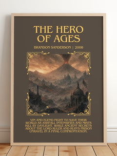 The Hero of Ages Minimalist Book Poster by Brandon Sanderson – image 2