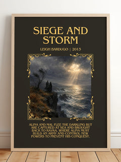 Siege and Storm Minimalist Book Poster by Leigh Bardugo – image 2