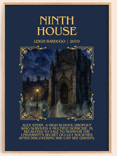 Ninth House Minimalist Book Poster by Leigh Bardugo – image 1