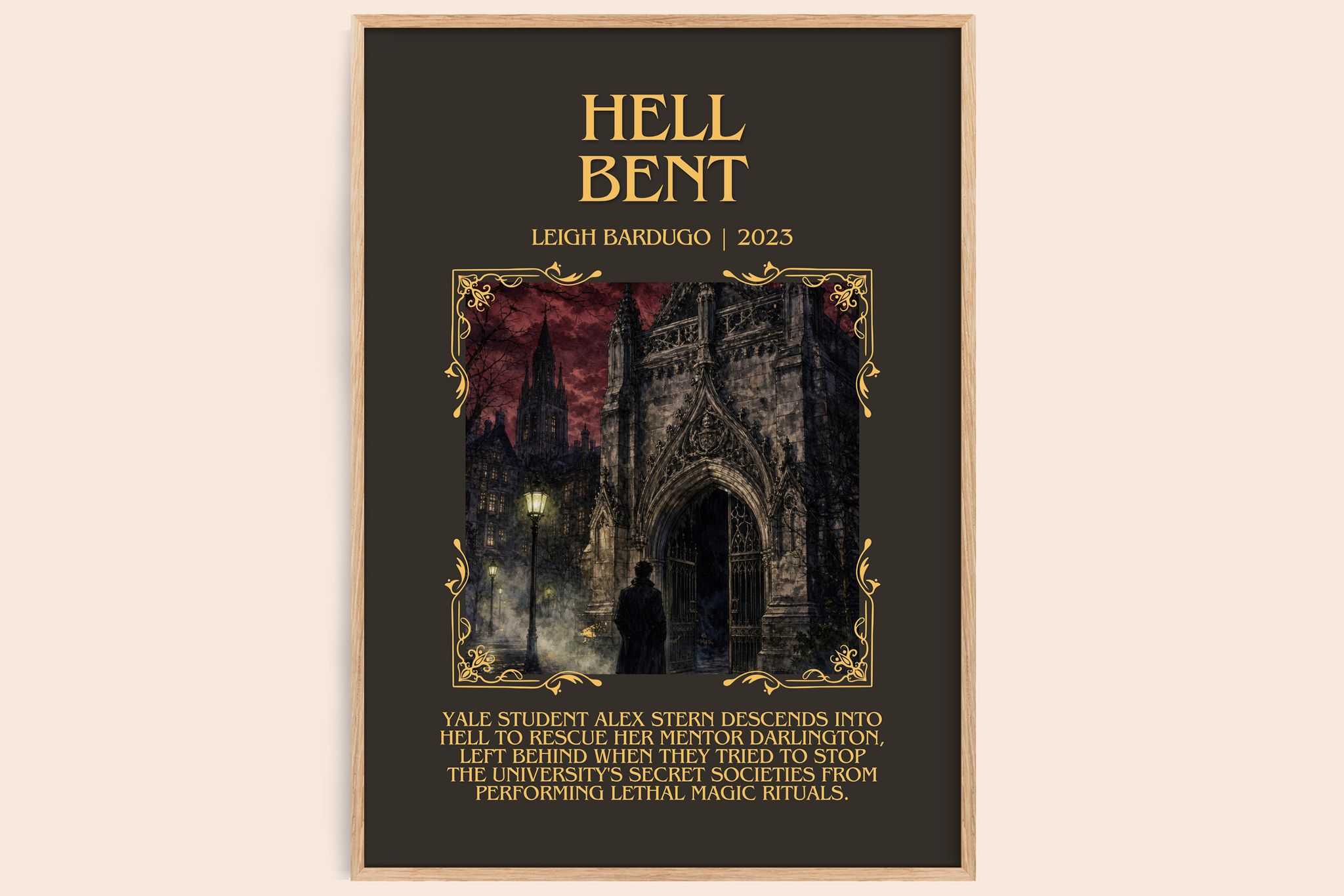 Hell Bent Minimalist Book Poster by Leigh Bardugo