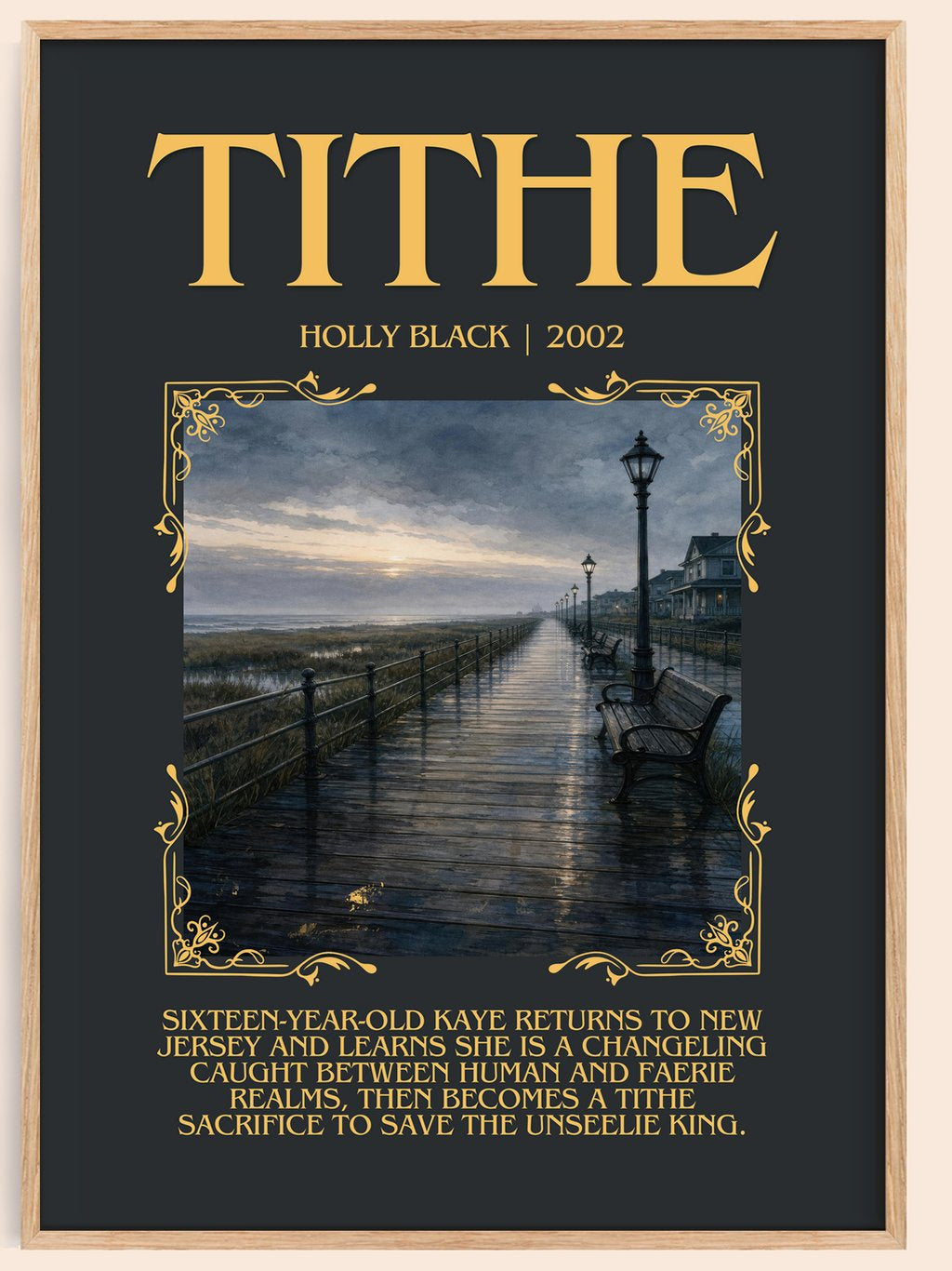 Tithe Minimalist Book Poster by Holly Black – book poster