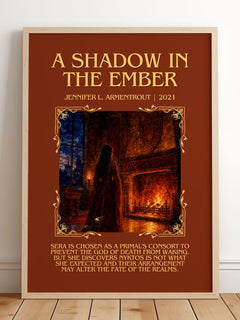 A Shadow in the Ember Minimalist Book Poster by Jennifer L. Armentrout – image 2