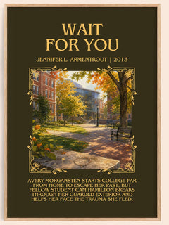 Wait for You Minimalist Book Poster by Jennifer L. Armentrout – image 1