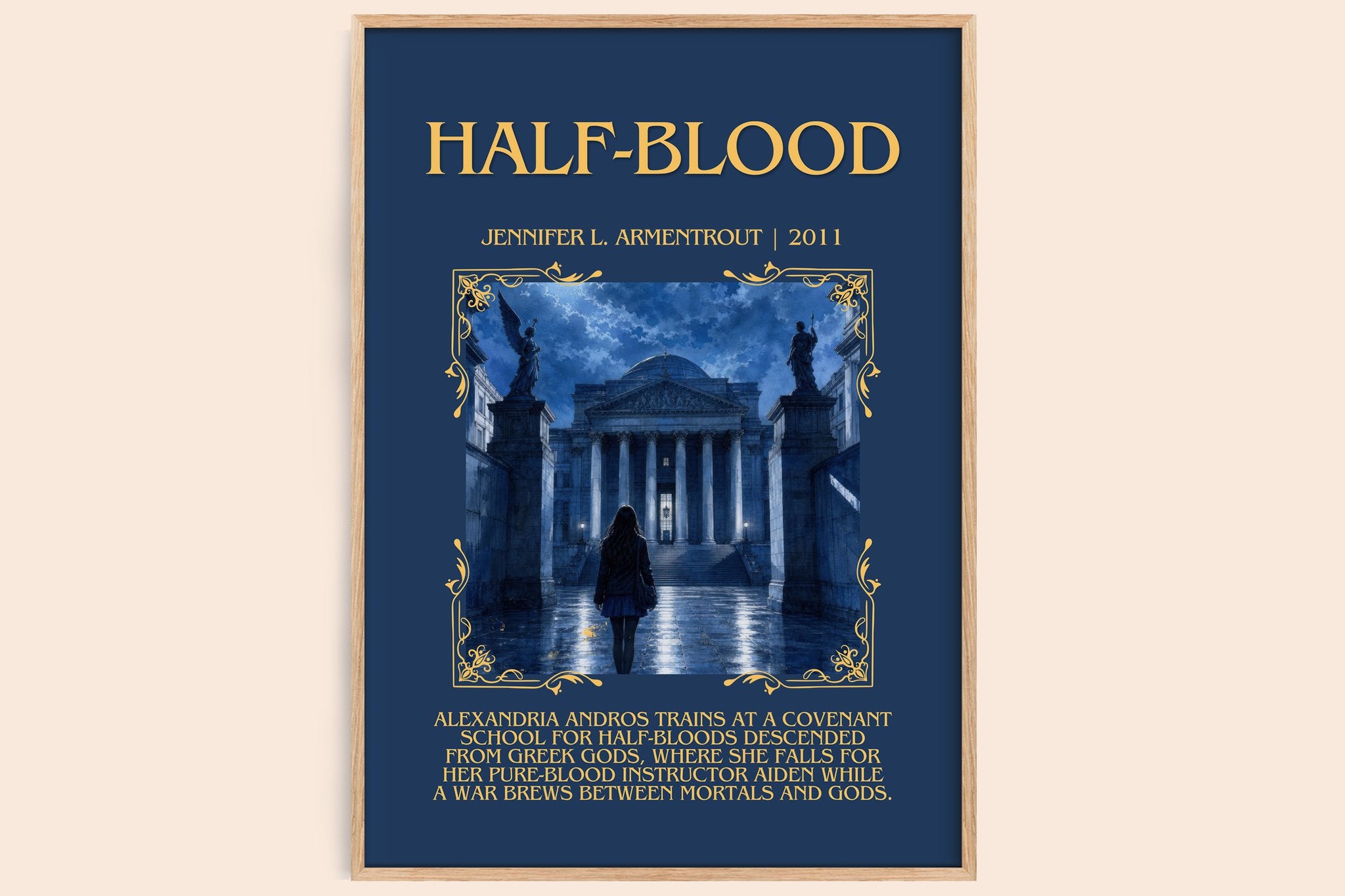 Half-Blood Minimalist Book Poster by Jennifer L. Armentrout