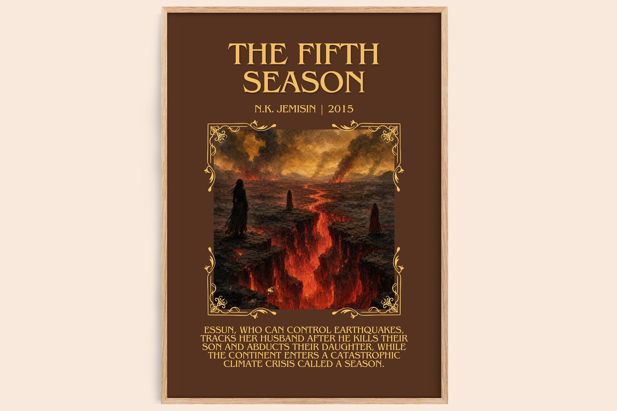 The Fifth Season Minimalist Book Poster by N.K. Jemisin
