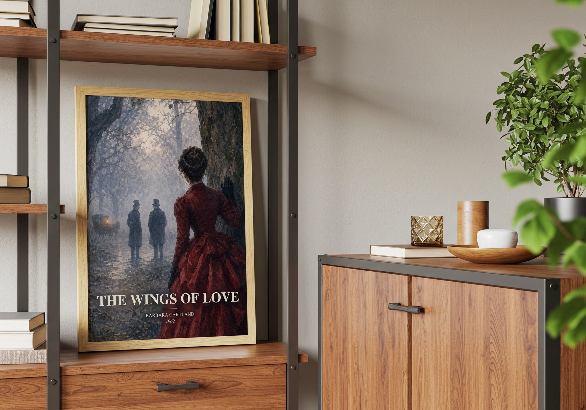 The Wings Of Love book watercolour illustration paper finish options – matte satin gloss