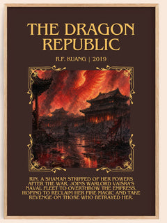 The Dragon Republic Minimalist Book Poster by R.F. Kuang – image 1