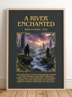 A River Enchanted Minimalist Book Poster by Rebecca Ross – image 2