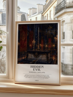 Hidden Evil Bookish Wall Art by Barbara Cartland – image 2