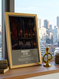 Hidden Evil Bookish Wall Art by Barbara Cartland – image 3