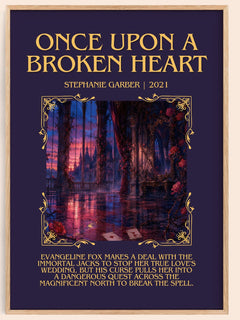 Once Upon a Broken Heart Minimalist Book Poster by Stephanie Garber – image 1