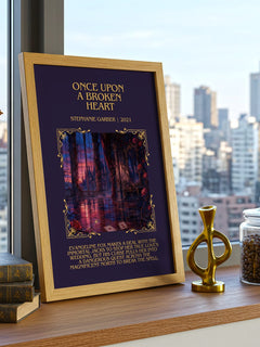 Once Upon a Broken Heart Minimalist Book Poster by Stephanie Garber – image 3