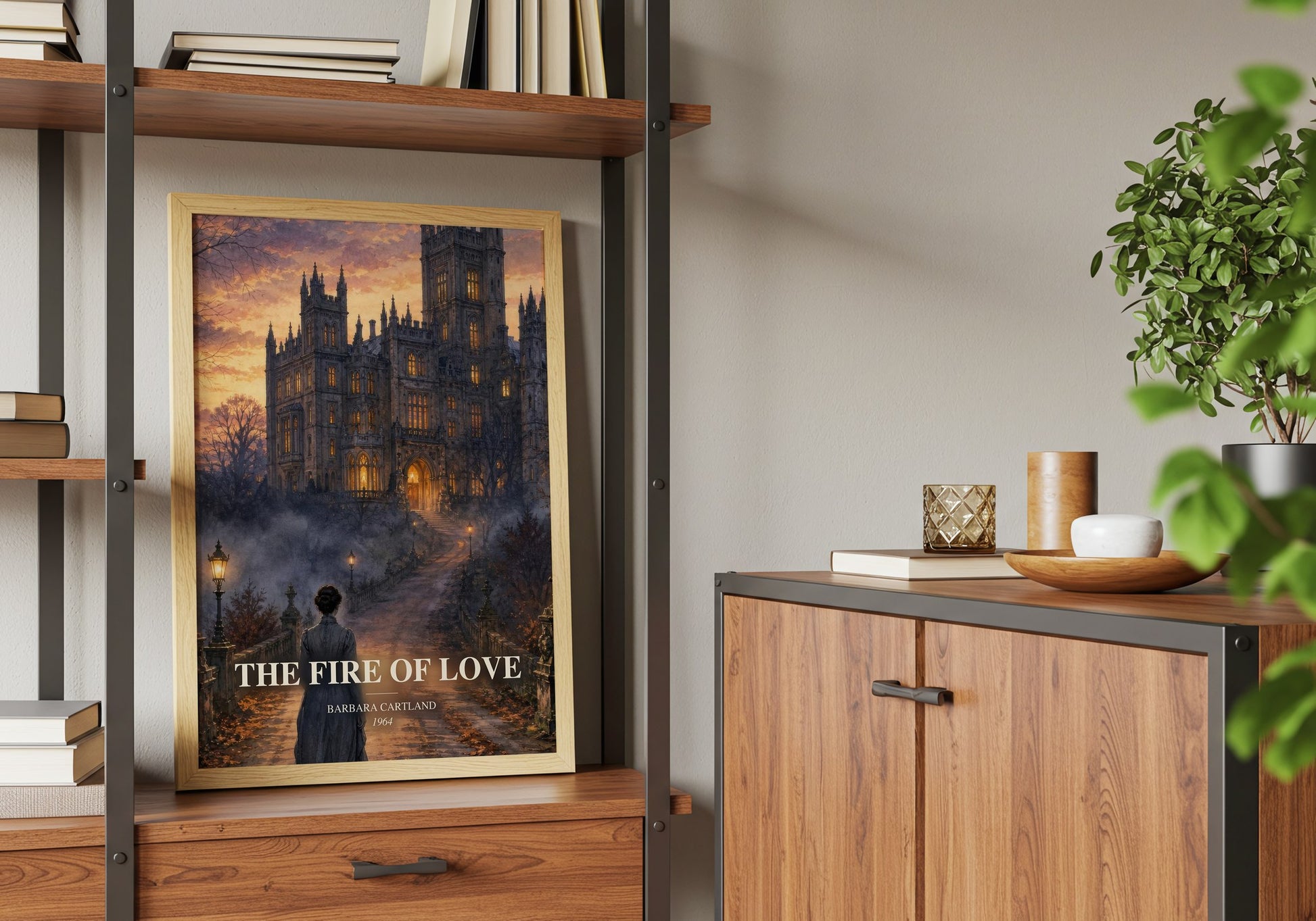 The Fire Of Love book watercolour illustration paper finish options – matte satin gloss