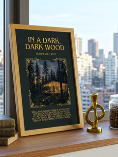 In a Dark, Dark Wood Minimalist Book Poster by Ruth Ware – image 3