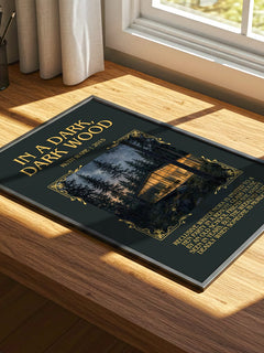 In a Dark, Dark Wood Minimalist Book Poster by Ruth Ware – image 4
