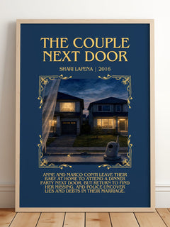 The Couple Next Door Minimalist Book Poster by Shari Lapena – image 2