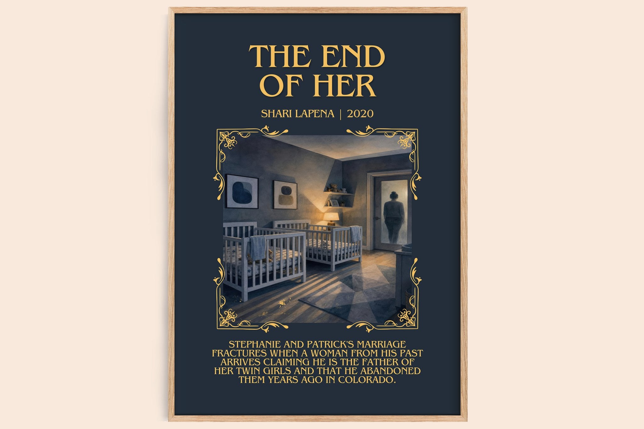 The End of Her Minimalist Book Poster by Shari Lapena
