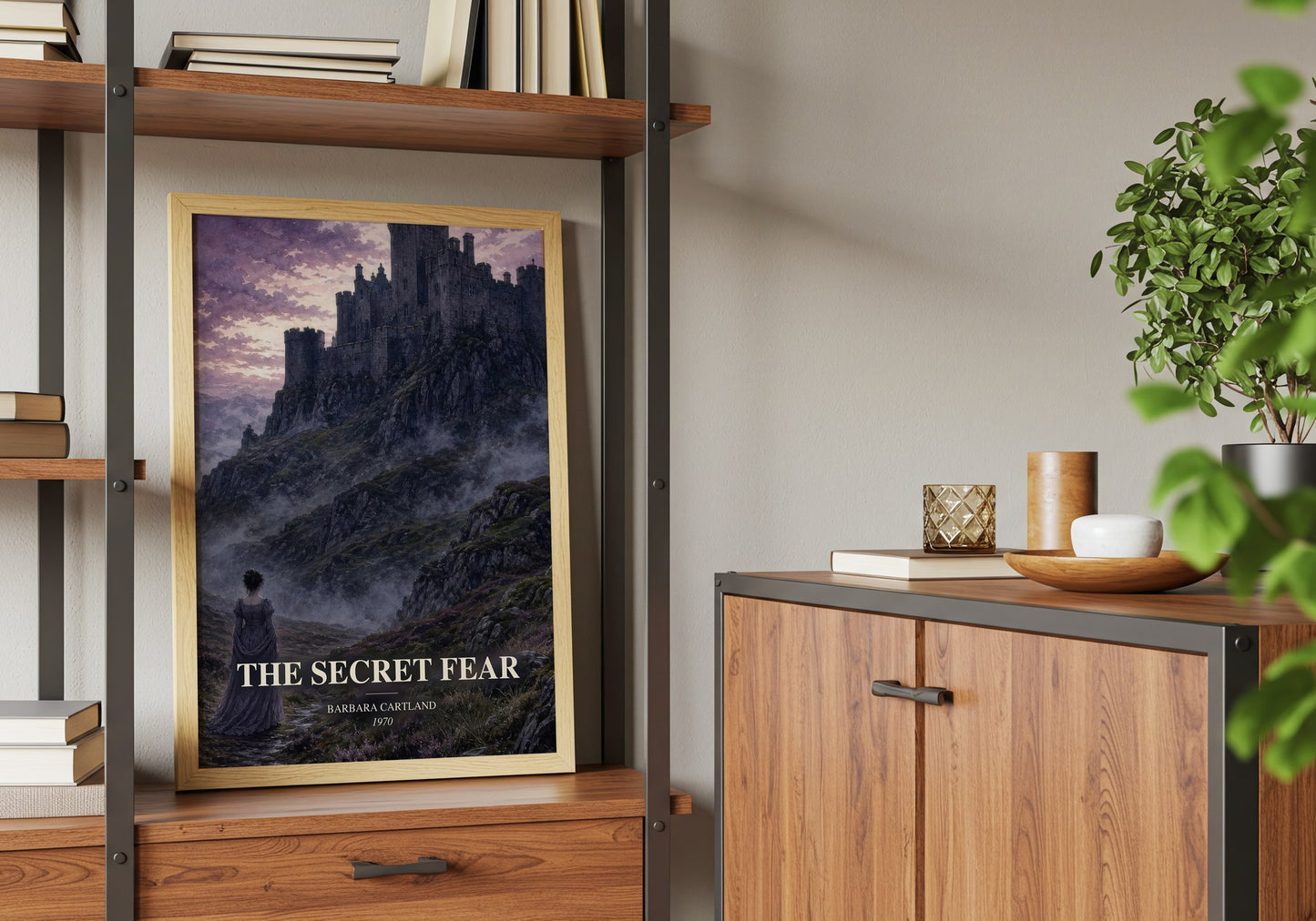 The Secret Fear book watercolour illustration paper finish options – matte satin gloss