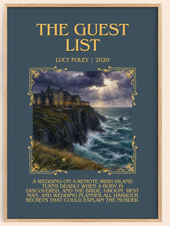 The Guest List Minimalist Book Poster by Lucy Foley – image 1