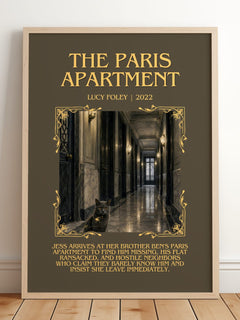 The Paris Apartment Minimalist Book Poster by Lucy Foley – image 2