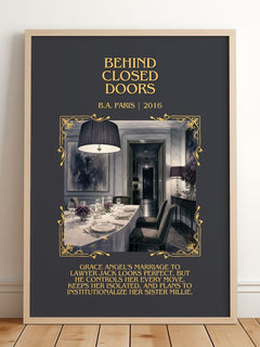 Behind Closed Doors Minimalist Book Poster by B.A. Paris – image 2