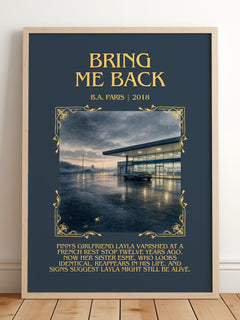 Bring Me Back Minimalist Book Poster by B.A. Paris – image 2