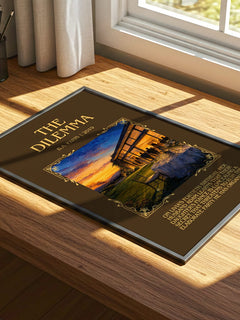 The Dilemma Minimalist Book Poster by B.A. Paris – image 4