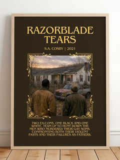 Razorblade Tears Minimalist Book Poster by S.A. Cosby – image 2