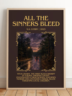 All the Sinners Bleed Minimalist Book Poster by S.A. Cosby – image 2